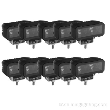 10 쌍 20W 오프로드 LED 작업 라이트 베젤 덜 설계된 4.6 인치 트럭 LED 라이트 바